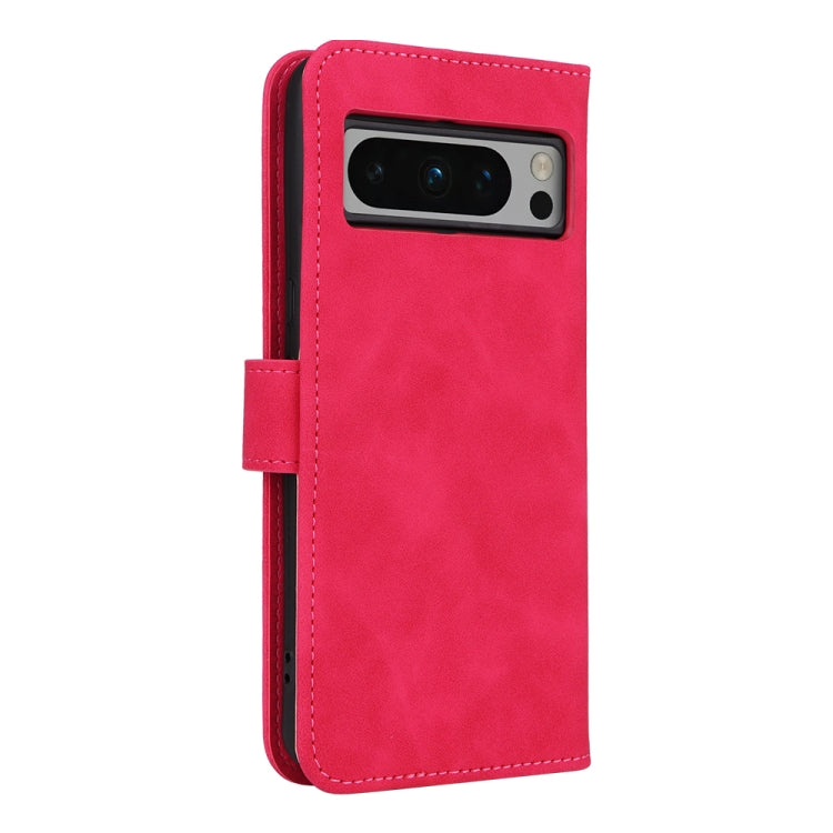 For Google Pixel 8 Pro Skin Feel Magnetic Flip Leather Phone Case