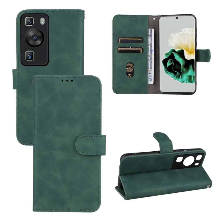 For Huawei P60 / P60 Pro Skin Feel Magnetic Flip Leather Phone Case