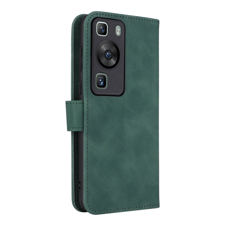For Huawei P60 / P60 Pro Skin Feel Magnetic Flip Leather Phone Case