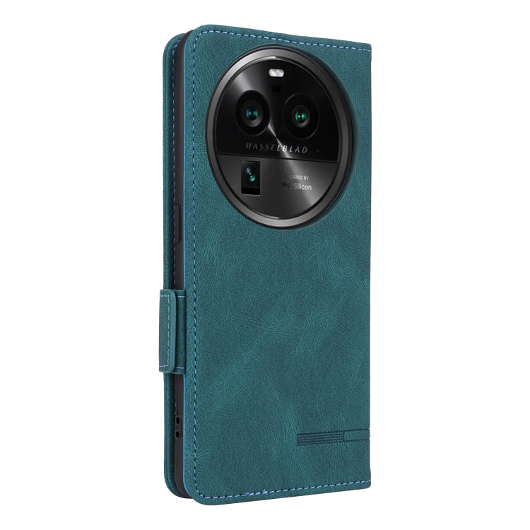 For OPPO Find X6 Magnetic Clasp Flip Leather Phone Case