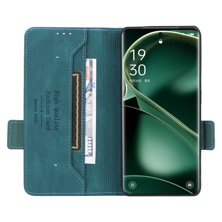 For OPPO Find X6 Magnetic Clasp Flip Leather Phone Case