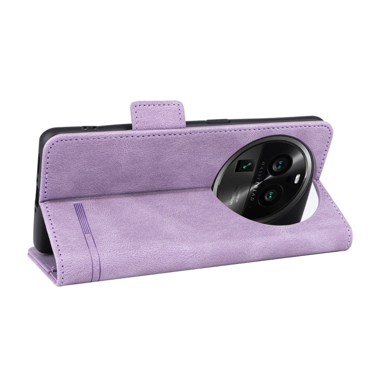 For OPPO Find X6 Magnetic Clasp Flip Leather Phone Case