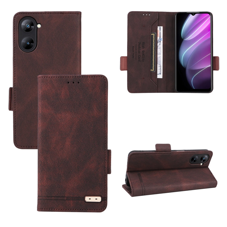 For Realme V30 / V30t 5G Magnetic Clasp Flip Leather Phone Case