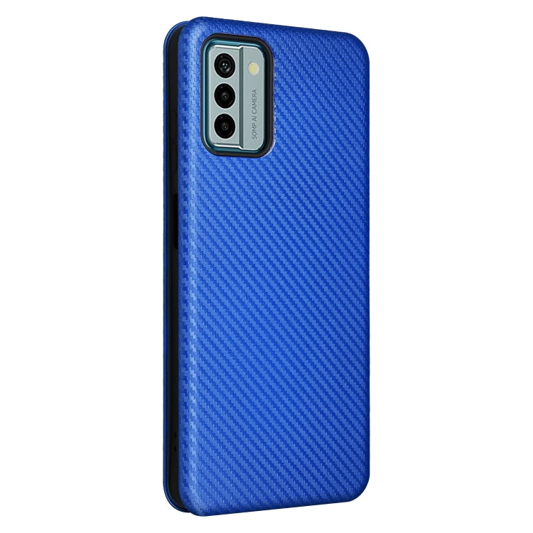 For Nokia G22 Carbon Fiber Texture Flip Leather Phone Case