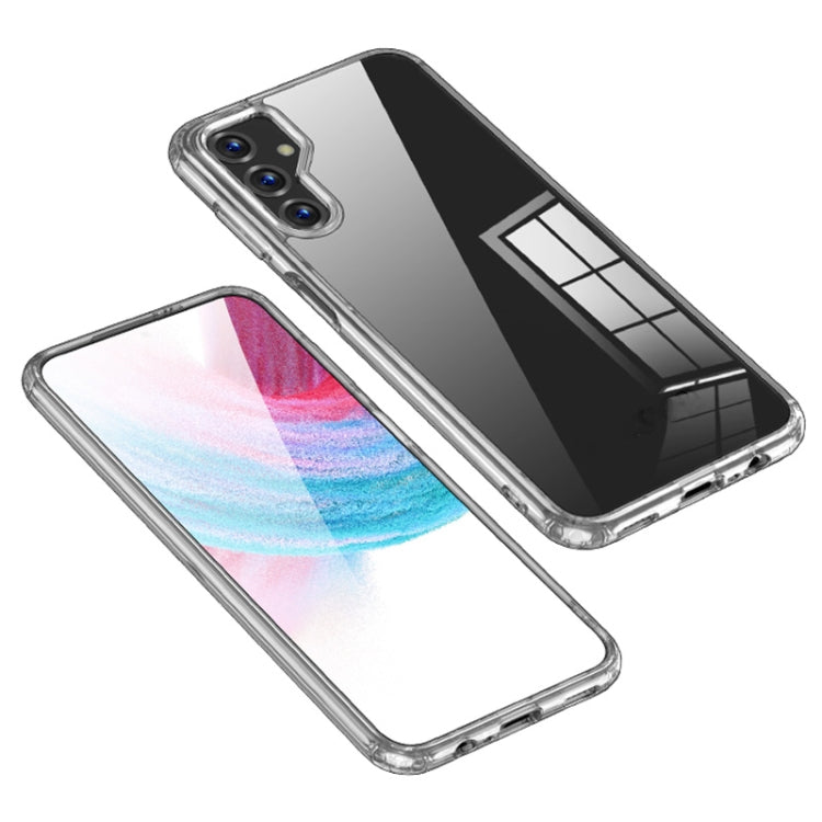 For Samsung Galaxy M14 Armor Clear TPU Hard PC Phone Case