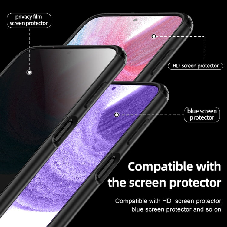 For Samsung Galaxy M14 Armor Clear TPU Hard PC Phone Case