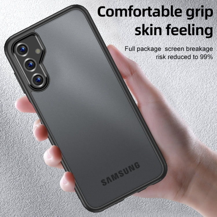 For Samsung Galaxy M14 Armor Clear TPU Hard PC Phone Case