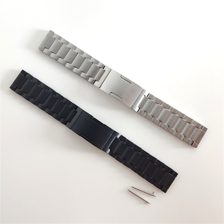 For Huawei Watch Buds / GT3 SE / GT3 Pro 22mm Universal Three Strains Ttanium Steel Watch Band