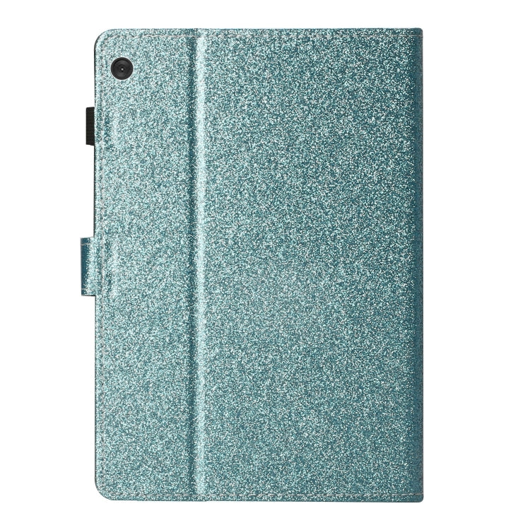 For Lenovo Tab M10 X605F X505 Glitter Powder Love Buckle Horizontal Flip Leather Case with Holder & Card Slots
