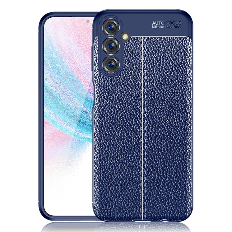 For Samsung Galaxy M14 Litchi Texture Shockproof TPU Phone Case
