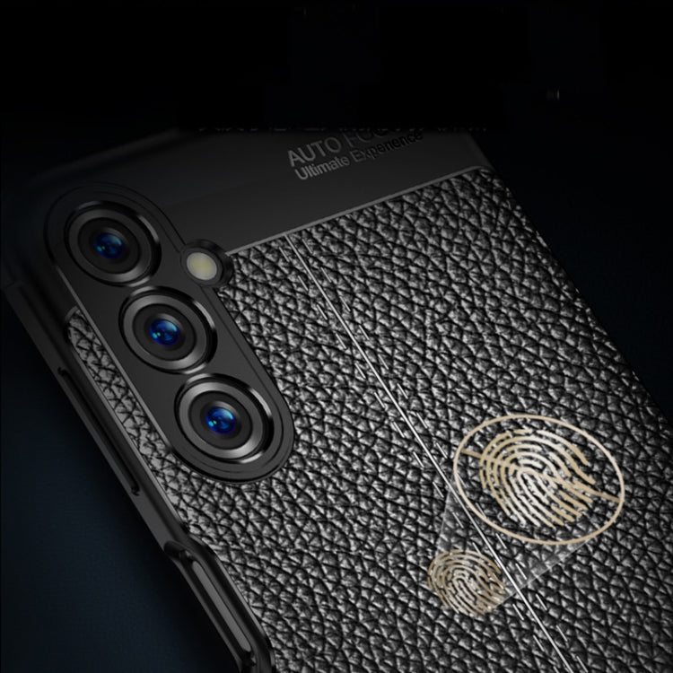For Samsung Galaxy M14 Litchi Texture Shockproof TPU Phone Case