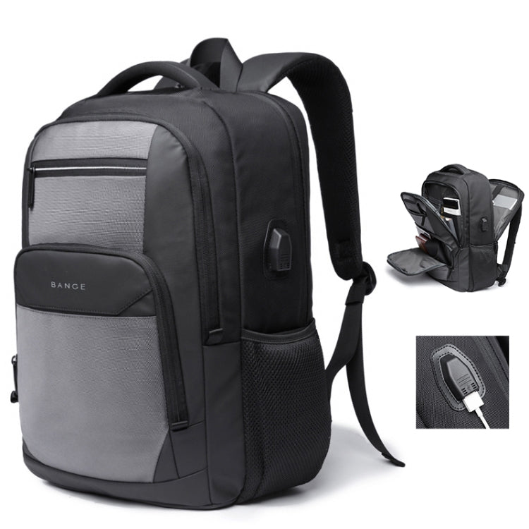 Bange BG-1922 16 inch Men Oxford Fabric Waterproof Backpack with USB Port