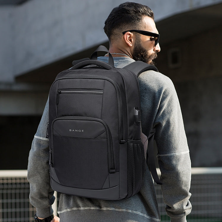 Bange BG-1922 16 inch Men Oxford Fabric Waterproof Backpack with USB Port