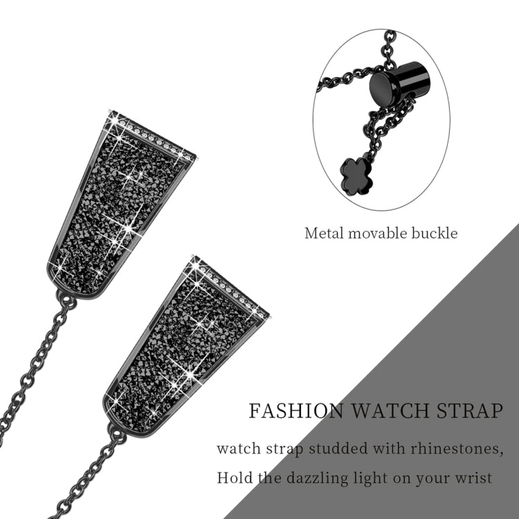 For Garmin Venu 2 / Forerunner 265 / 255 22mm Diamond Chain Mental Watch Band