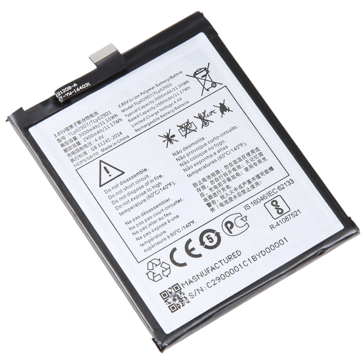 For Alcatel 3 / 5 / TCL v760 / y660 2900mAh Battery Replacement tlp029d7
