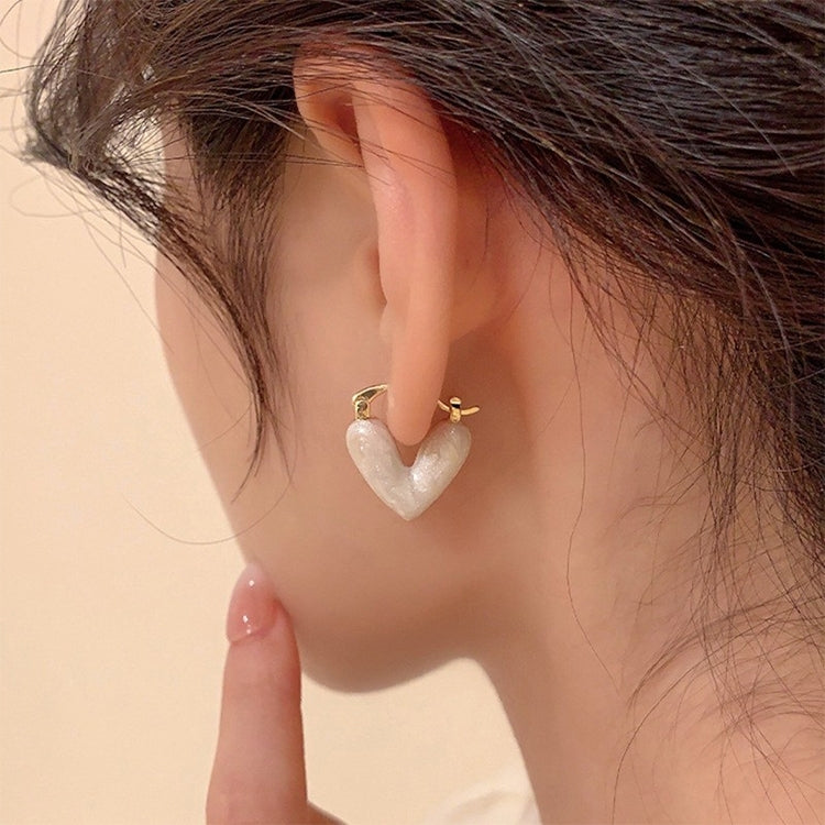Temperament Ladies Light Luxury Pearl Double Layer Earrings Diamond Earrings, Specification:EH1666
