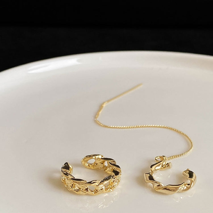 Temperament Ladies Light Luxury Pearl Double Layer Earrings Diamond Earrings, Specification:EH0531