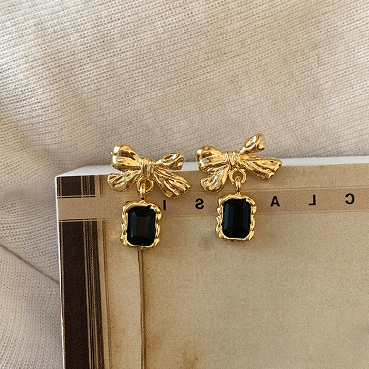 Temperament Ladies Light Luxury Pearl Double Layer Earrings Diamond Earrings, Specification:EH1600
