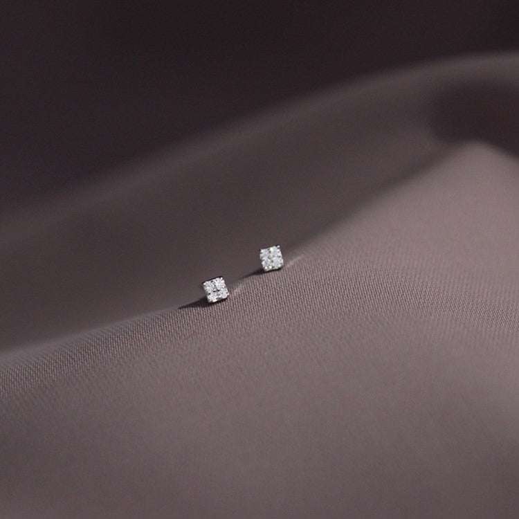 Temperament Ladies Light Luxury Pearl Double Layer Earrings Diamond Earrings, Specification:EH0527