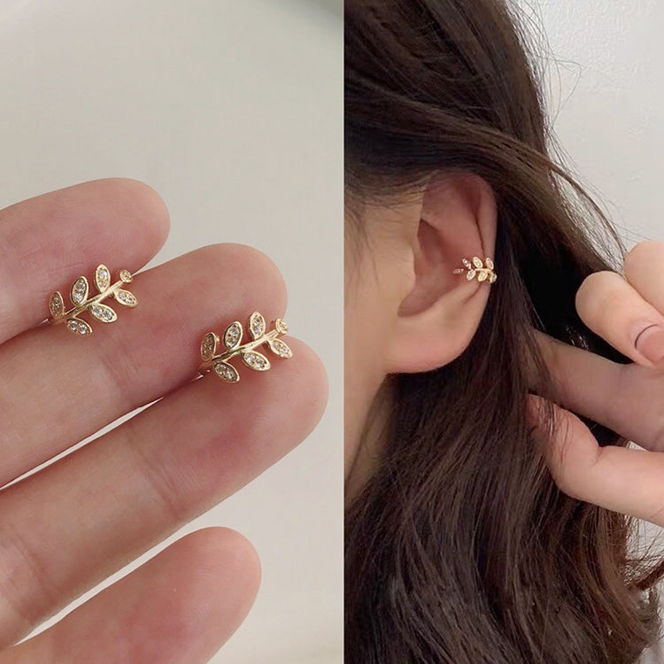 Temperament Ladies Light Luxury Pearl Double Layer Earrings Diamond Earrings, Specification:EH0957