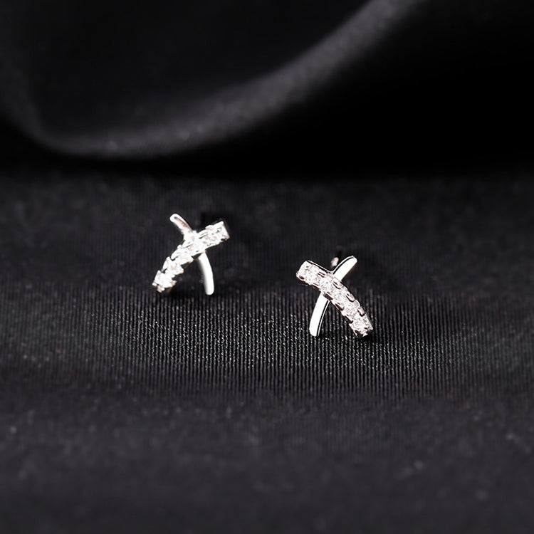 Temperament Ladies Light Luxury Pearl Double Layer Earrings Diamond Earrings, Specification:EH1365
