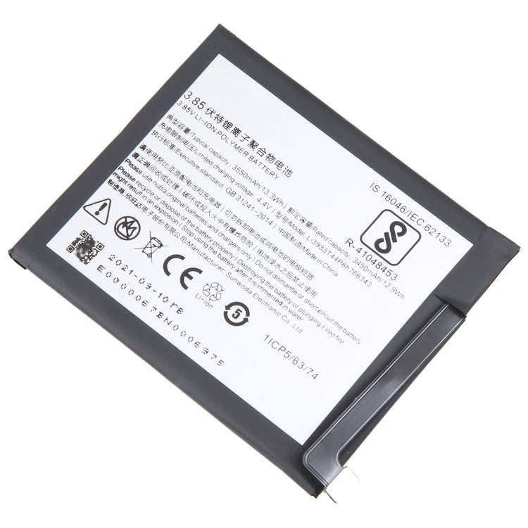 For ZTE Nubia Z18 mini NX611J 3550mAh Battery Replacement Li3933T44P6h766343