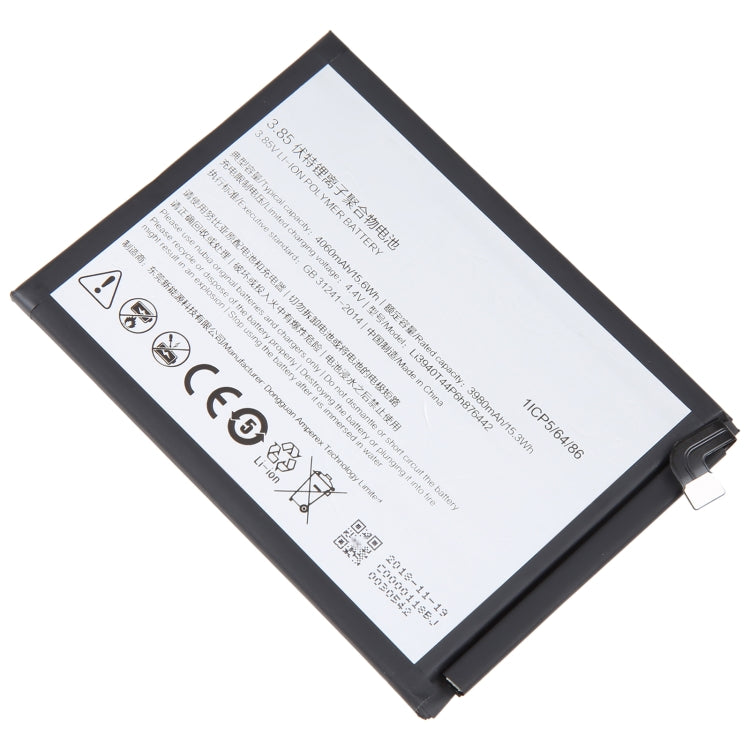 For ZTE Nubia V18 NX612j 4060mAh Battery Replacement Li3940T44P6h876442
