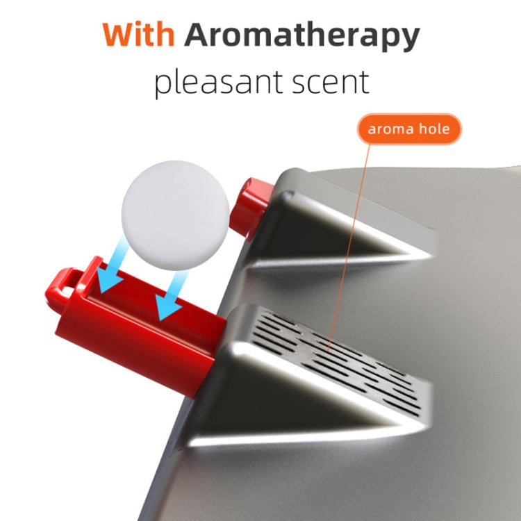 F4310 360-Degree Rotating Adjustable Car Three-Head Fan, Style:5V USB Universal