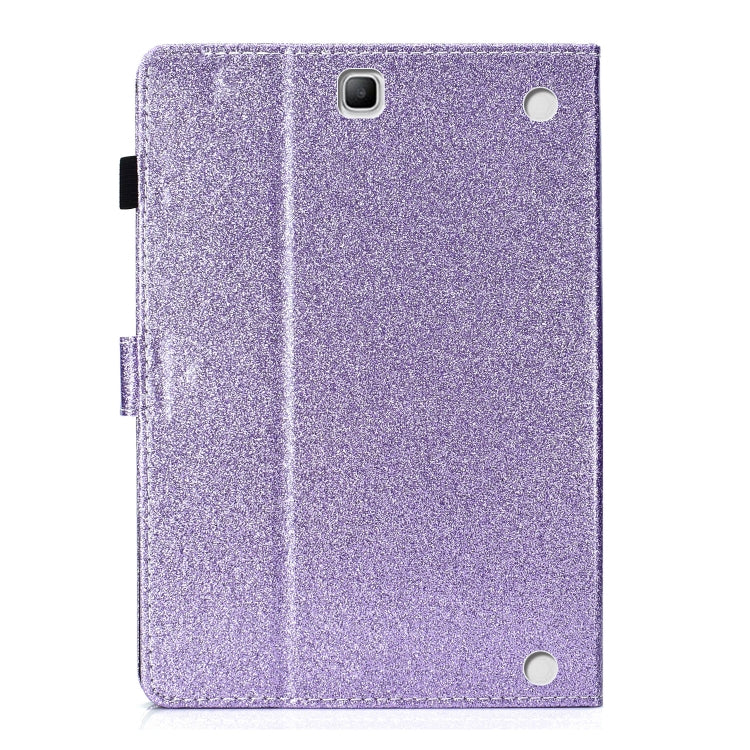 For Samsung Galaxy Tab A 8.0 T350 Love Buckle Glitter Horizontal Flip Leather Case with Holder & Card Slots