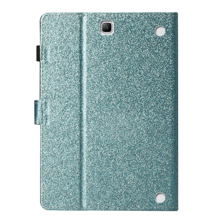 For Samsung Galaxy Tab A 8.0 T350 Love Buckle Glitter Horizontal Flip Leather Case with Holder & Card Slots