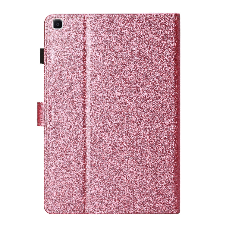 For Samsung Galaxy Tab A 8.0 2019 Love Buckle Glitter Horizontal Flip Leather Case with Holder & Card Slots