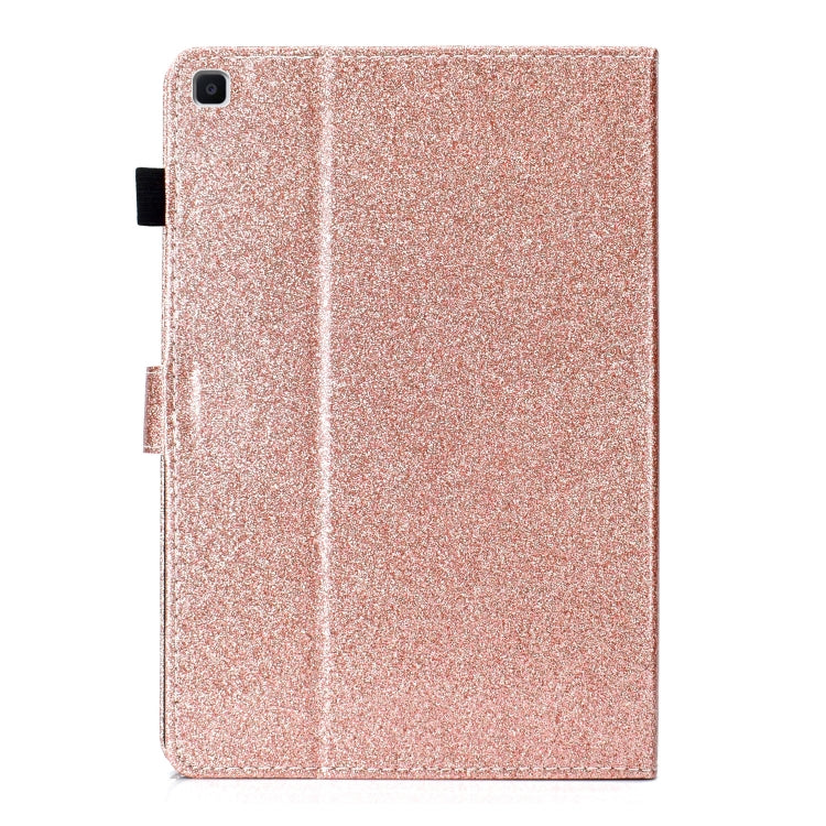 For Samsung Galaxy Tab A 8.0 2019 Love Buckle Glitter Horizontal Flip Leather Case with Holder & Card Slots