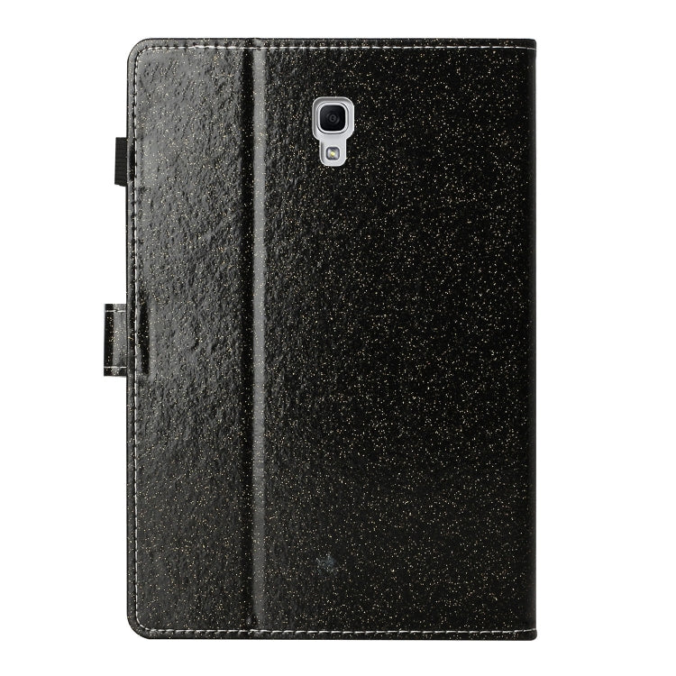 For Samsung Galaxy Tab A 10.5 T590 Love Buckle Glitter Horizontal Flip Leather Case with Holder & Card Slots