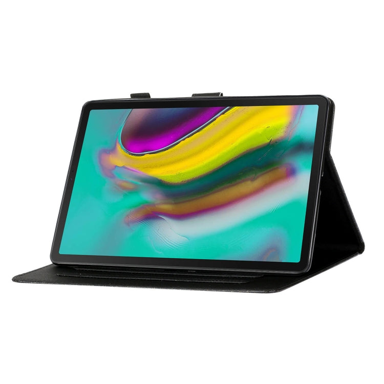 For Samsung Galaxy Tab S5e T720 Love Buckle Glitter Horizontal Flip Leather Case with Holder & Card Slots