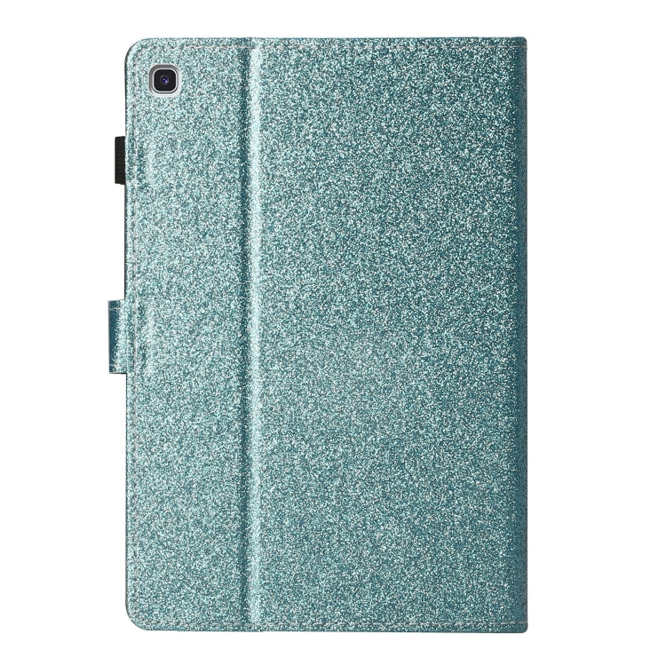 For Samsung Galaxy Tab S5e T720 Love Buckle Glitter Horizontal Flip Leather Case with Holder & Card Slots