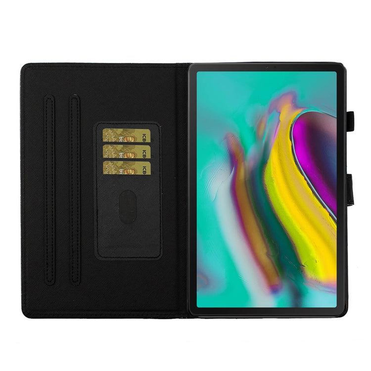 For Samsung Galaxy Tab S5e T720 Love Buckle Glitter Horizontal Flip Leather Case with Holder & Card Slots