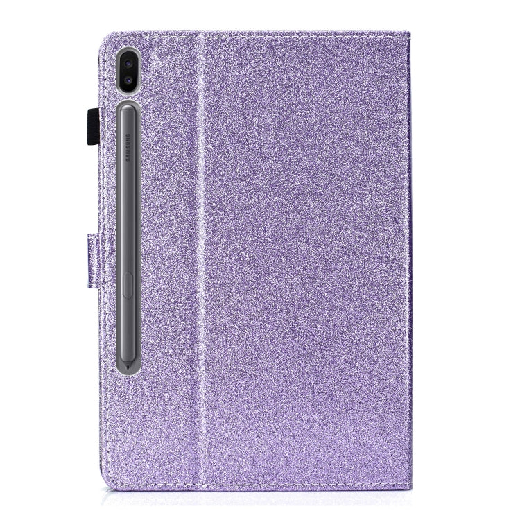 For Samsung Galaxy Tab S6 T860 Love Buckle Glitter Horizontal Flip Leather Case with Holder & Card Slots