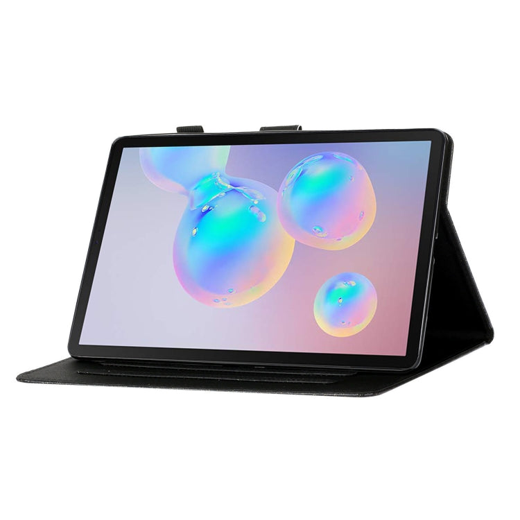 For Samsung Galaxy Tab S6 T860 Love Buckle Glitter Horizontal Flip Leather Case with Holder & Card Slots