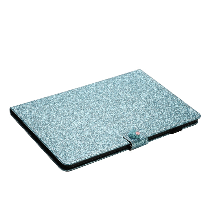 For Amazon Kindle Youth Edition Love Buckle Glitter Horizontal Flip Leather Case with Holder & Card Slots