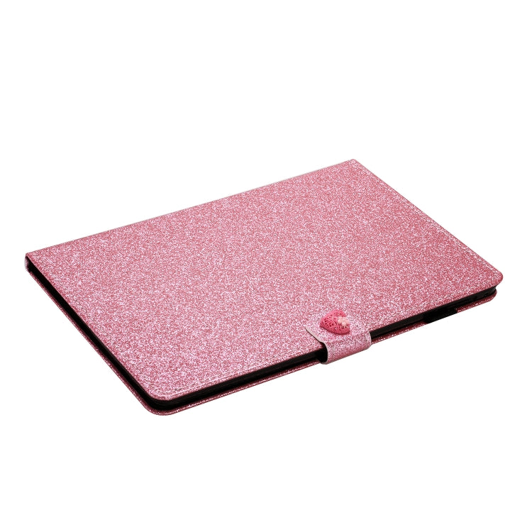 Love Buckle Glitter Horizontal Flip Leather Case For iPad Air / 9.7 2018 / 9.7 2017