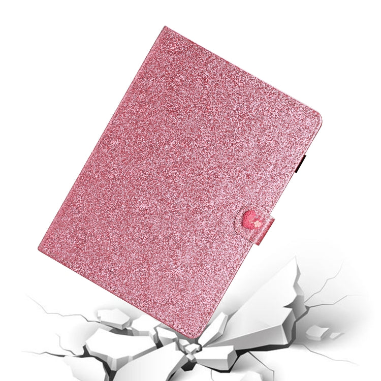 Love Buckle Glitter Horizontal Flip Leather Case For iPad Air / 9.7 2018 / 9.7 2017