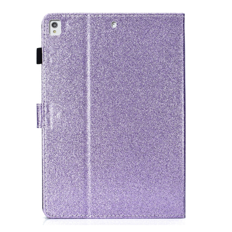 For iPad Pro 10.5 inch Love Buckle Glitter Horizontal Flip Leather Case with Holder & Card Slots
