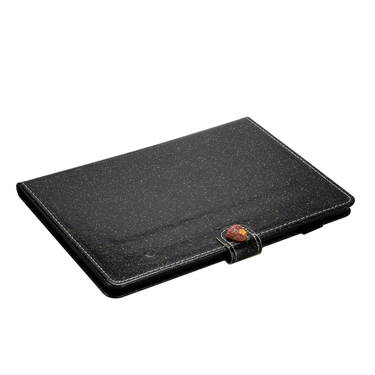 For iPad Mini 2019 & 4 & 3 & 2 & 1 Love Buckle Glitter Horizontal Flip Leather Case with Holder & Card Slots