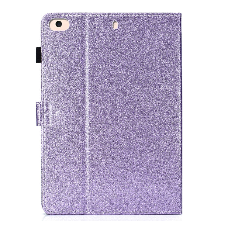 For iPad Mini 2019 & 4 & 3 & 2 & 1 Love Buckle Glitter Horizontal Flip Leather Case with Holder & Card Slots