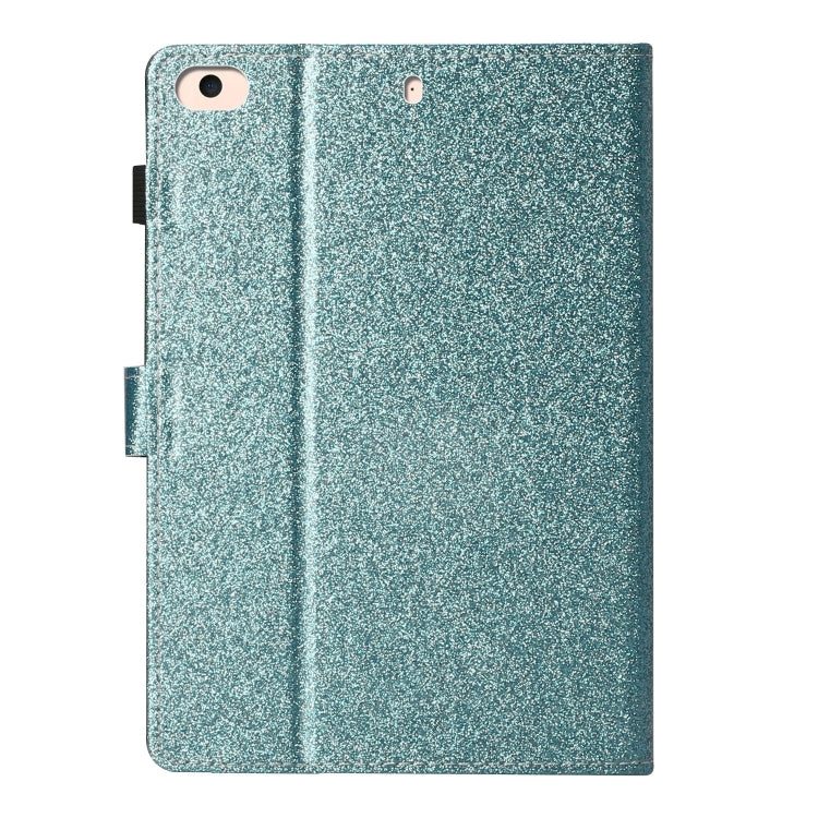 For iPad Mini 2019 & 4 & 3 & 2 & 1 Love Buckle Glitter Horizontal Flip Leather Case with Holder & Card Slots