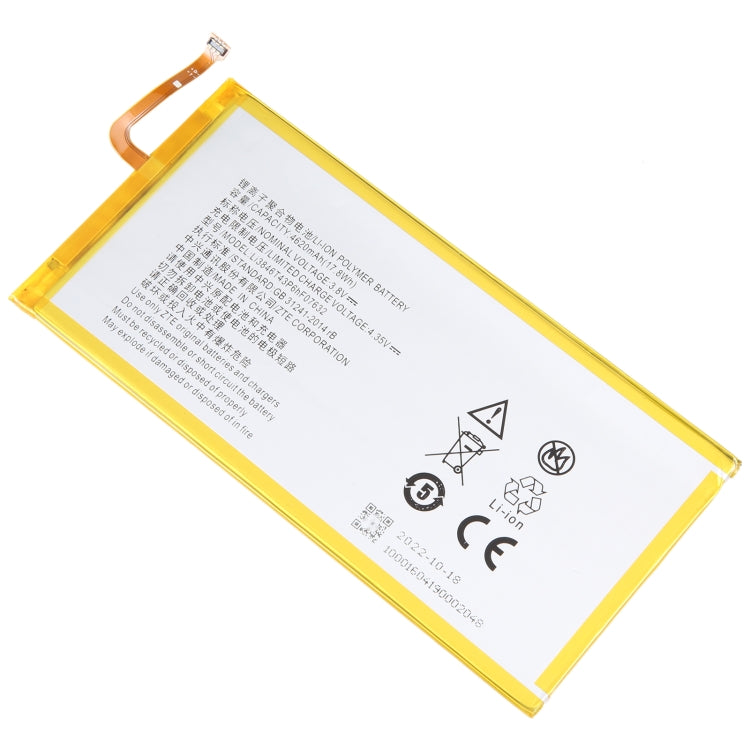 For ZTE Trek 2 K88 Tablet 4620mAh Battery Replacement Li3846T43P6hF07632