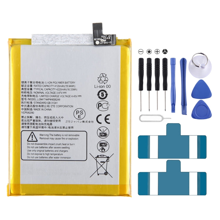 For ZTE A2121 AXON20 4120mAh Battery Replacement Li3941T44P4h836249ç”µæ± 