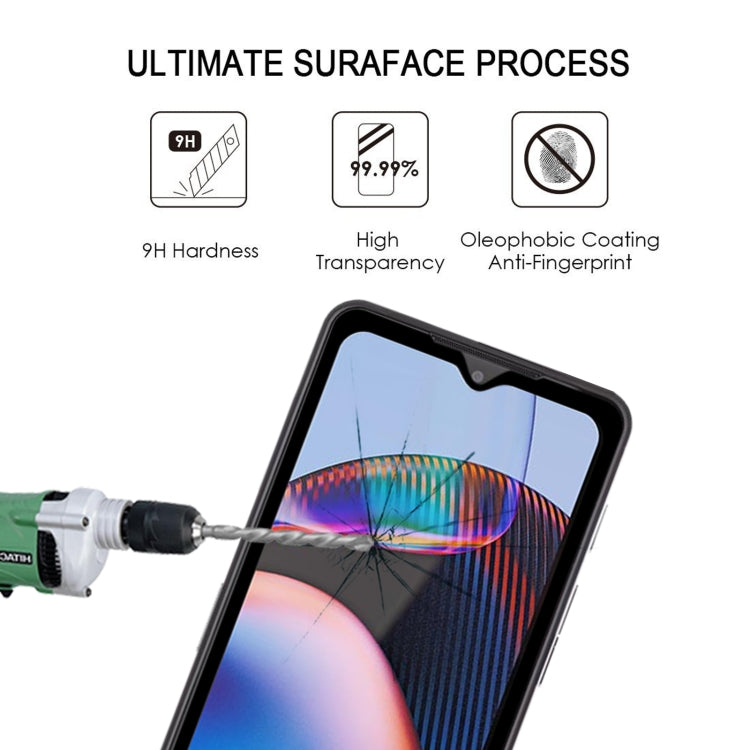 For Motorola Defy 2 25pcs Full Glue Full Cover Screen Protector Tempered Glass Film
