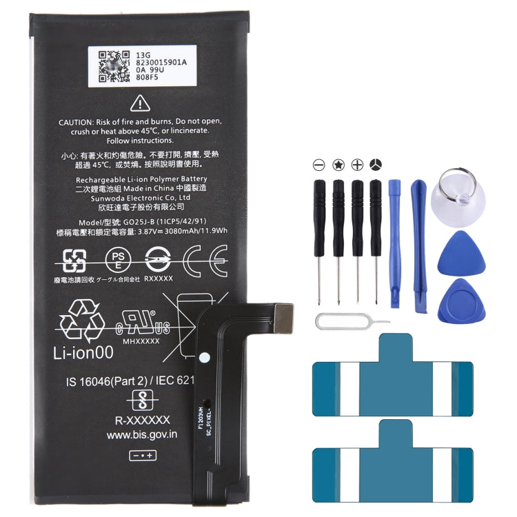 For Google Pixel 4a 3080mAh Battery Replacement G025J-B