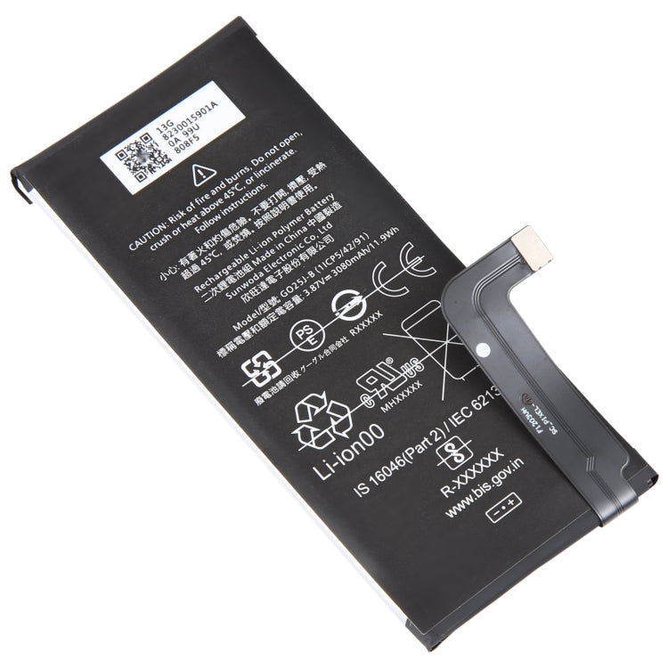 For Google Pixel 4a 3080mAh Battery Replacement G025J-B